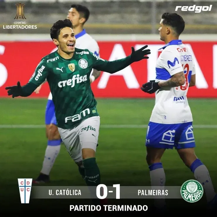 Palmeiras toma ventaja en el duelo de ida ante la UC. (Foto: Palmeiras)