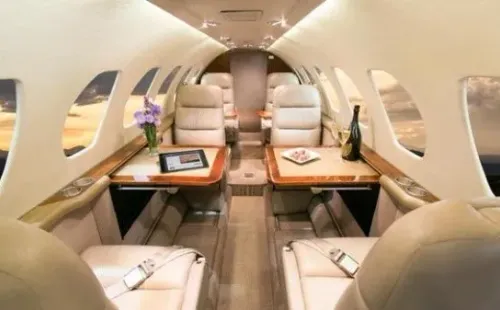 El interior del avión es una maravilla por su comodidad. Foto:Mountain Aviation