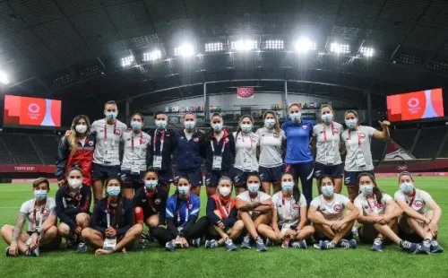 La Roja Femenina hizo reconocimiento del Domo de Sapporo. (Foto: Comunicaciones ANFP)