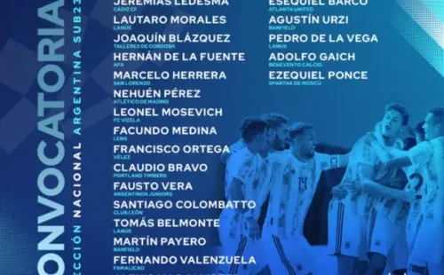 Los 22 nominados por Fernando Batista a los Juegos Olímpicos. Imagen: @argentina