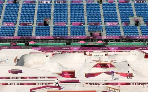 La pista que vivirá el estreno del skateboarding en los Juegos Olímpicos. Foto: Getty Images
