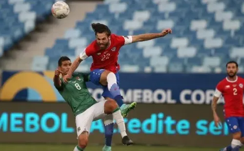 Ben Brereton debutó con la camiseta de la Roja y le anotó su primer gol a Bolivia. Foto: Agencia Uno