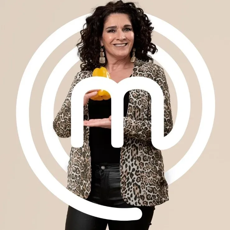 Los participantes de    Masterchef Celebrity Chile: Pepi Velasco.