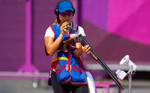 La abanderada chilena tuvo 66 aciertos. (Foto: Team Chile)