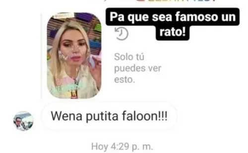 Faloon Larraguibel en Instagram