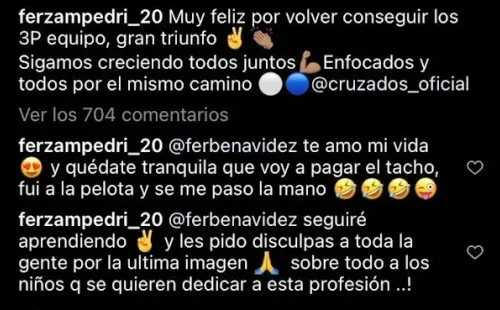Los comentarios de Fernando Zampedri