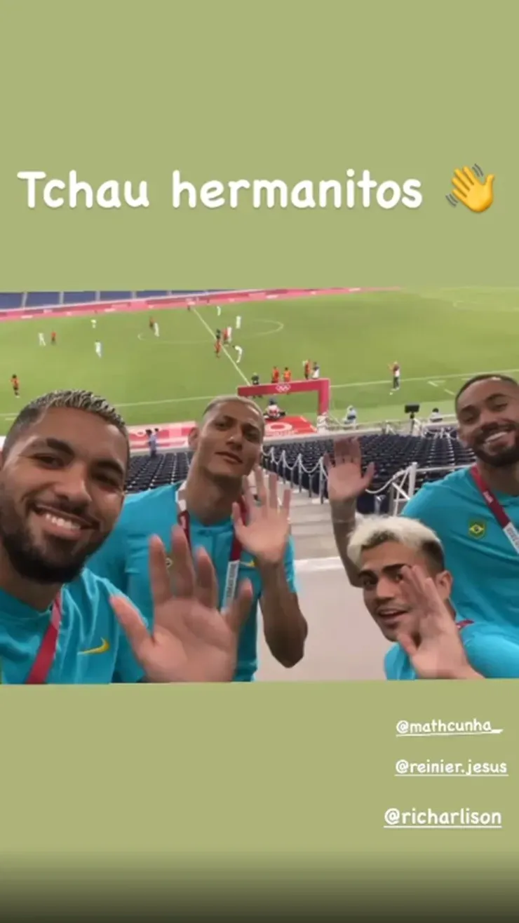 Richarlison, delantero de Brasil en los Juegos Olímpicos Tokio 2020