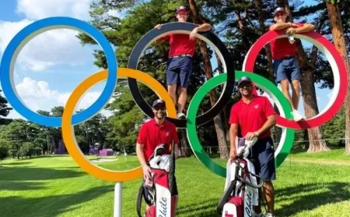 Joaquín Niemann y Guillermo Pereira representarán a Chile en el golf de Tokio 2020. Foto:@TeamChile_COCH
