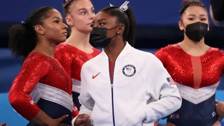 Simone Biles, gimnasta de Estados Unidos que reconoció sus problemas psicológicos