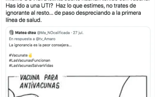 Las respuestas de Amaro Gómez-Pablos a usuarios de Twitter que le cuestionaron su trato a Cristián Contreras, Dr. File.(2)