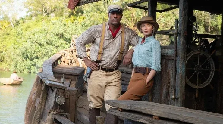 Dwayne Johnson y Wmily Blunt protagonizan Jungle Cruise.