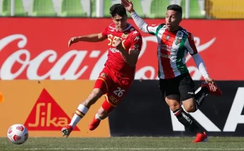 Palestino tuvo que luchar para vencer a Unión Española. Foto: Agencia Uno
