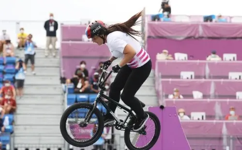 Maca Pérez tuvo una gran actuación en el debut del BMX Freestyle en Juegos Olímpicos.