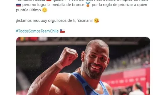 Yasmani Campos perdió, pero promete futuro para la lucha grecorromana chilena.