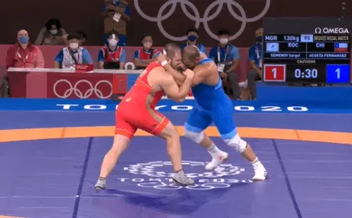 Yasmani Acosta peleó el bronce para Chile y es un orgullo más allá de su propia decepción.