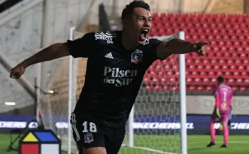 Morales se destapó esta temporada y ya suma ocho goles con Colo Colo. Foto: Agencia Uno