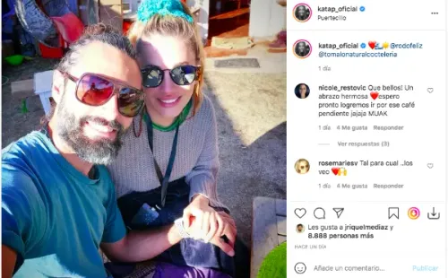 La publicación de Catalina Palacios que prácticamente confirma su romance con el doctor Rodolfo Neira.