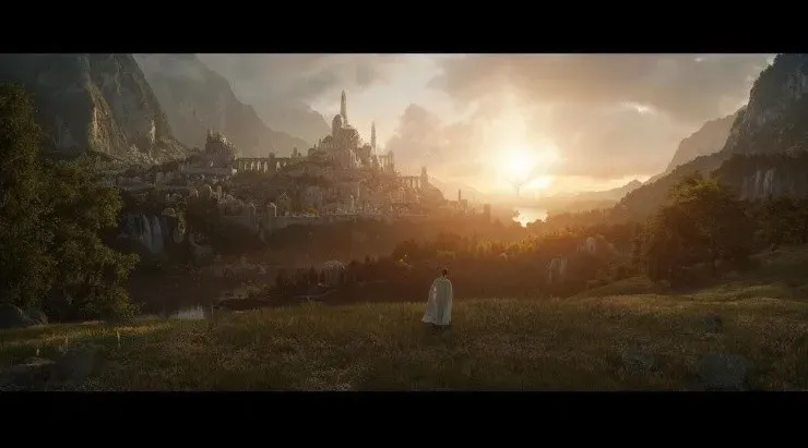 La primera imagen que Amazon liberó de la serie inspirada por El Señor de los Anillos.