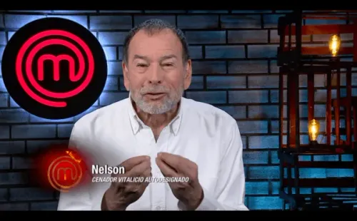 El”Cenador Vitalicio Autodesignado” Nelson Ávila en Masterchef Celebrity.