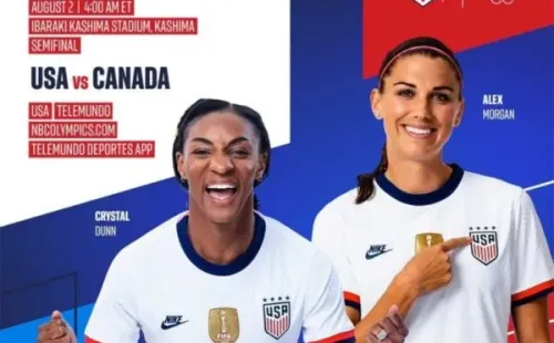 La transmisión en Estados Unidos será a las 4:00 AM ET. (Foto: USWNT)