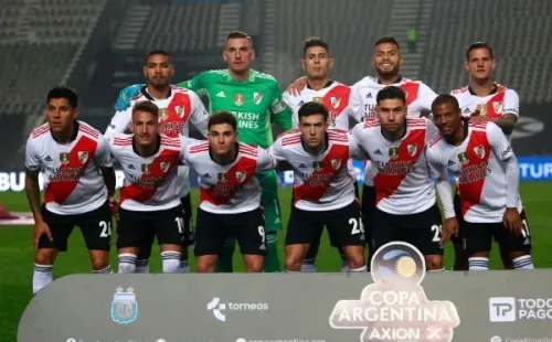 Formación de River Plate en el clásico contra Boca Juniors.