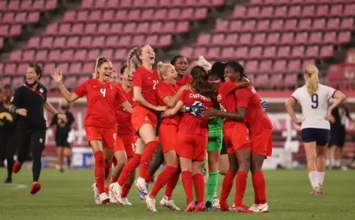 Canadá dio el golpe en semifinales y eliminó a Estados Unidos. Foto: Getty.