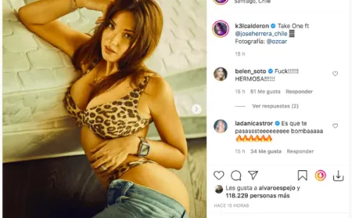 Una de las publicaciones de Kel Calderón.