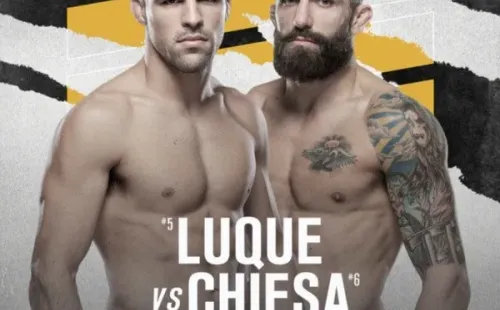 El chileno-brasileño, Vicente Luque se verá las caras en el octágono de UFC ante Michael Chiesa. (Foto: UFC)