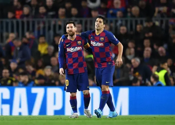 Lionel Messi y Luis Suárez