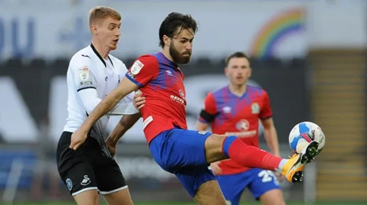 Ben Brereton, jugador de Blackburn Rovers y la selección chilena