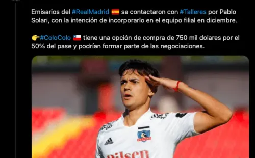 La bomba de Pablo Solari que lanzó el periodista Nahuel Ferreira.