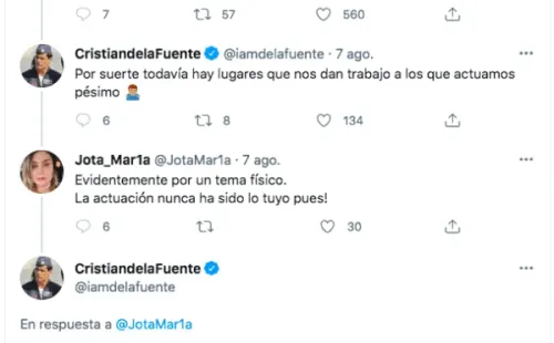 El gracioso intercambio entre Cristián de la Fuente en Twitter.