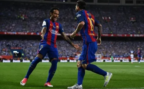 Neymar y Messi volverán a ser compañeros tras sus años en el Barcelona. Foto: Getty Images