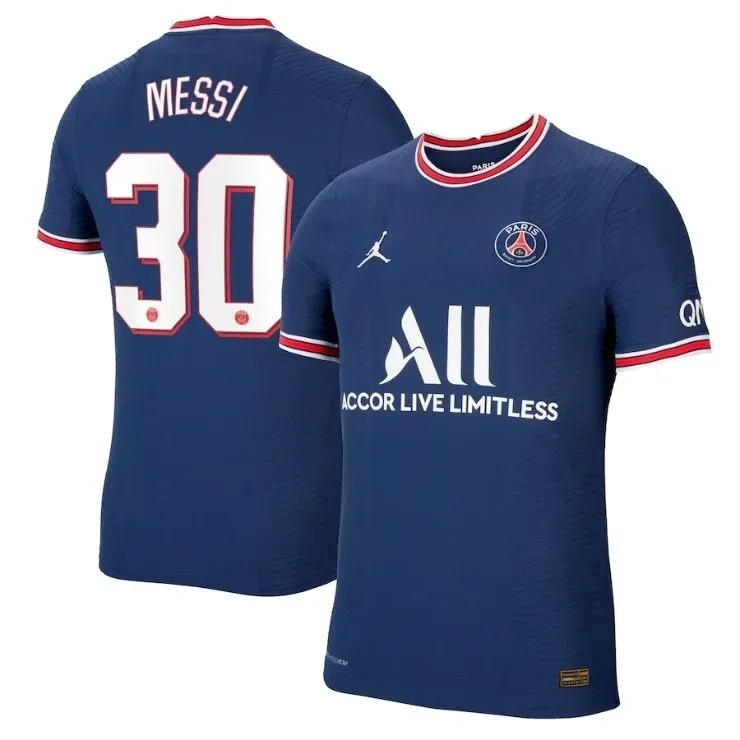 Camiseta de la 1ª equipación Vapor Match del PSG x Jordan 2021-22 dorsal Messi 30