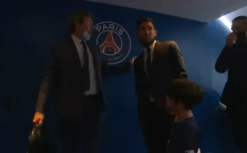 Da Fonseca escoltó a Messi y compartieron un divertido diálogo.