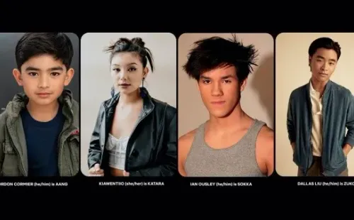 Los protagonistas de la serie en acción real deAvatar: The Last Airbender, que prepara Netflix.