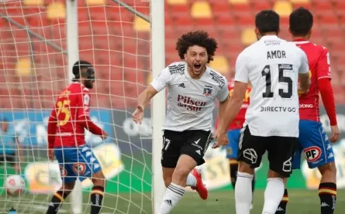Maximiliano Falcón repetirá titularidad en el once albo ante los hispanos por Copa Chile. (Foto: Agencia Uno)