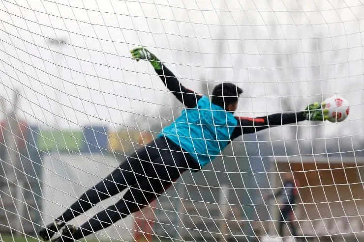 El frío no impidió las prácticas de la selección chilena Sub 20(FOTO: ANFP)