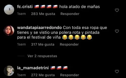 Trolleos de chilenos al líder de Maroon 5, Adam Levine.(8)
