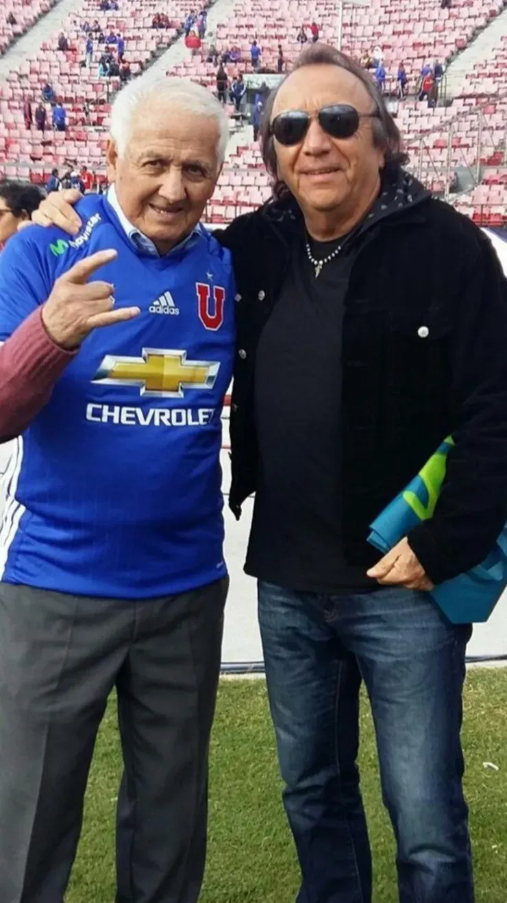 Leonel Sánchez y Wildo en Universidad de Chile