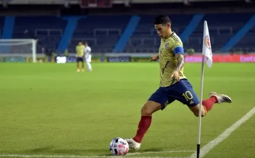 James Rodríguez es duda en el Everton y en la selección colombiana (Getty Images)