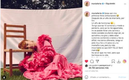 El anuncio de Mon Laferte: ¡Está embarazada! (1)