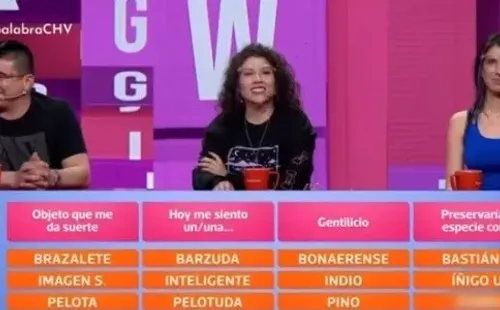 Toby Vega protagonizó un hilarante momento en Pasapalabra al decir que preservaría la especia con un perro. (FOTO: CHV)