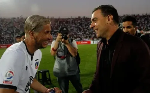 Valdés y Guede vivieron una gran época en Colo Colo. Foto: Agencia Uno