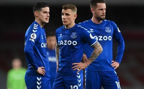 James sigue generando polémicas en el Everton de Inglaterra. Foto: Getty Images
