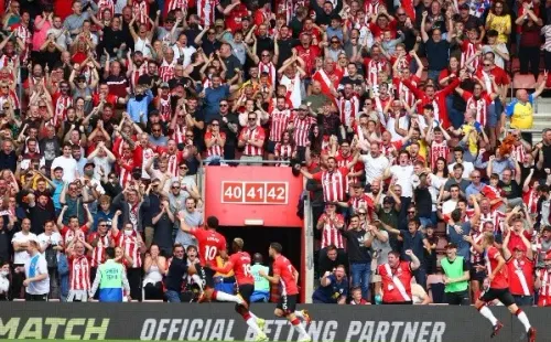 Southampton sorprendió al Manchester United y por poco le saca un triunfo. Foto: Getty Images