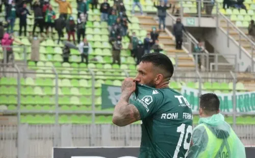 Fernández marcó el gol del empate parcial ante La Serena. (FOTO: Agencia Uno)