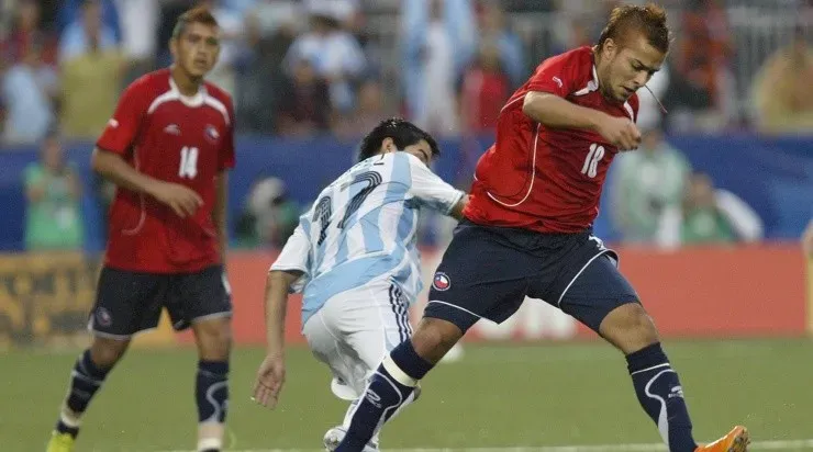 Mathías Vidangossy en la selección