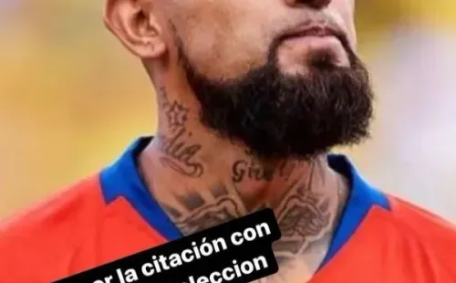 Vidal quiere estar sí o sí en la Selección.
