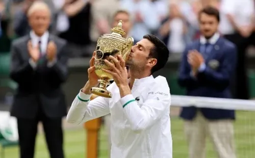 “Nole” viene de ganar Wimbledon y es el gran favorito para ganar el US Open. (Foto: Getty).